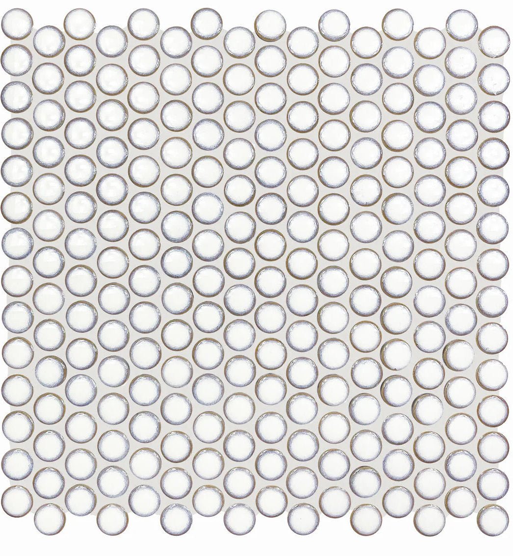 Copenhagen Penny Round White Mosaic