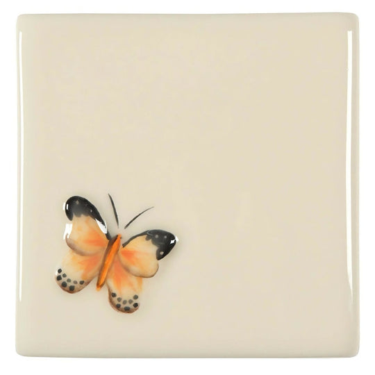 Copper Butterfly On Off White