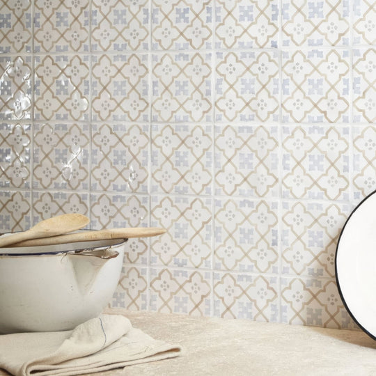 Cordoba Decor 3 Hand Painted Tile - alternate view