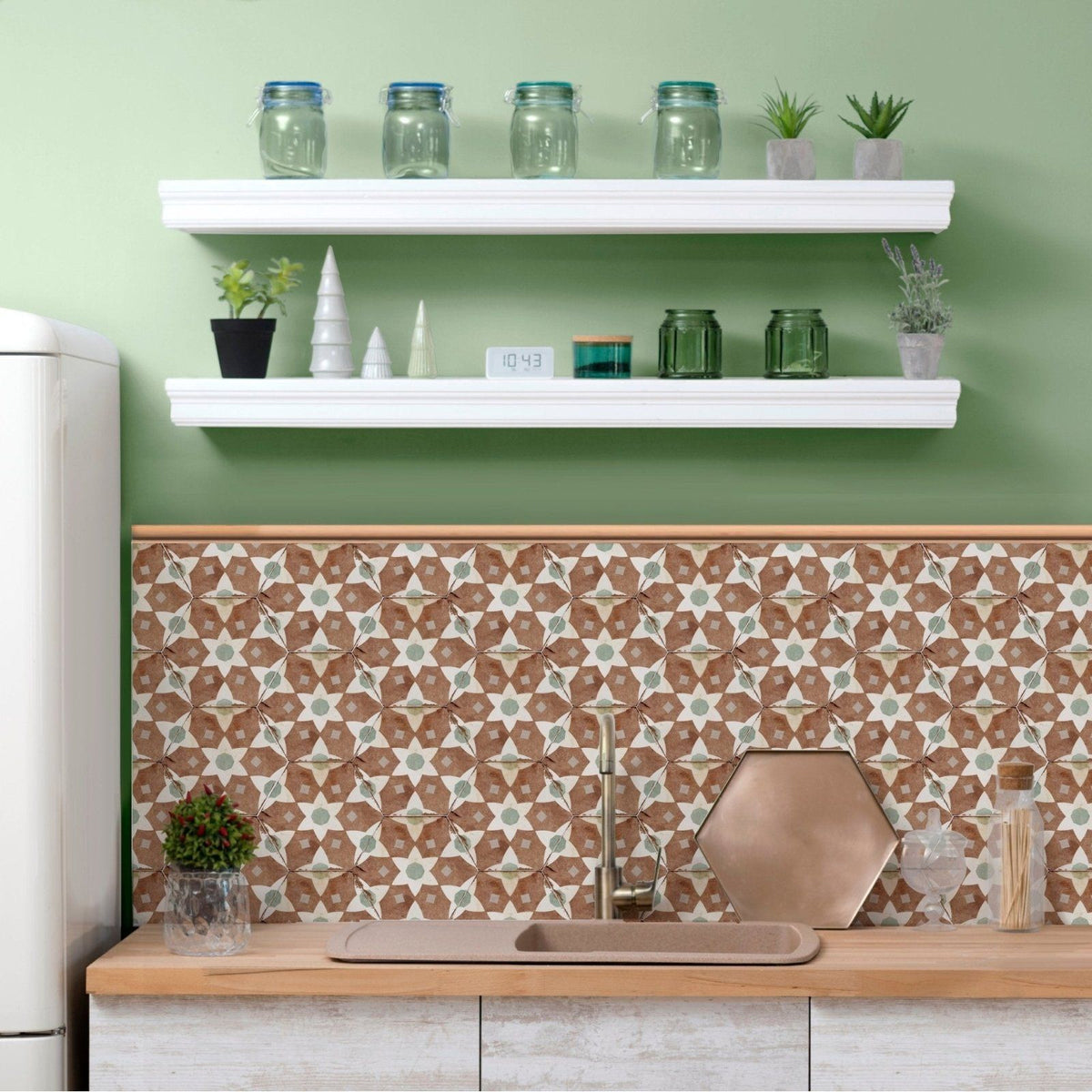 Cordoba Hexagon Tile patterned hexagonal floor tile