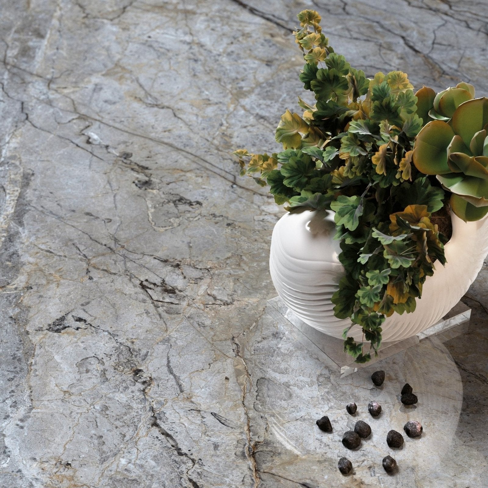 Cosmopolitan Mystic Grey Lappato 80 x 80cm