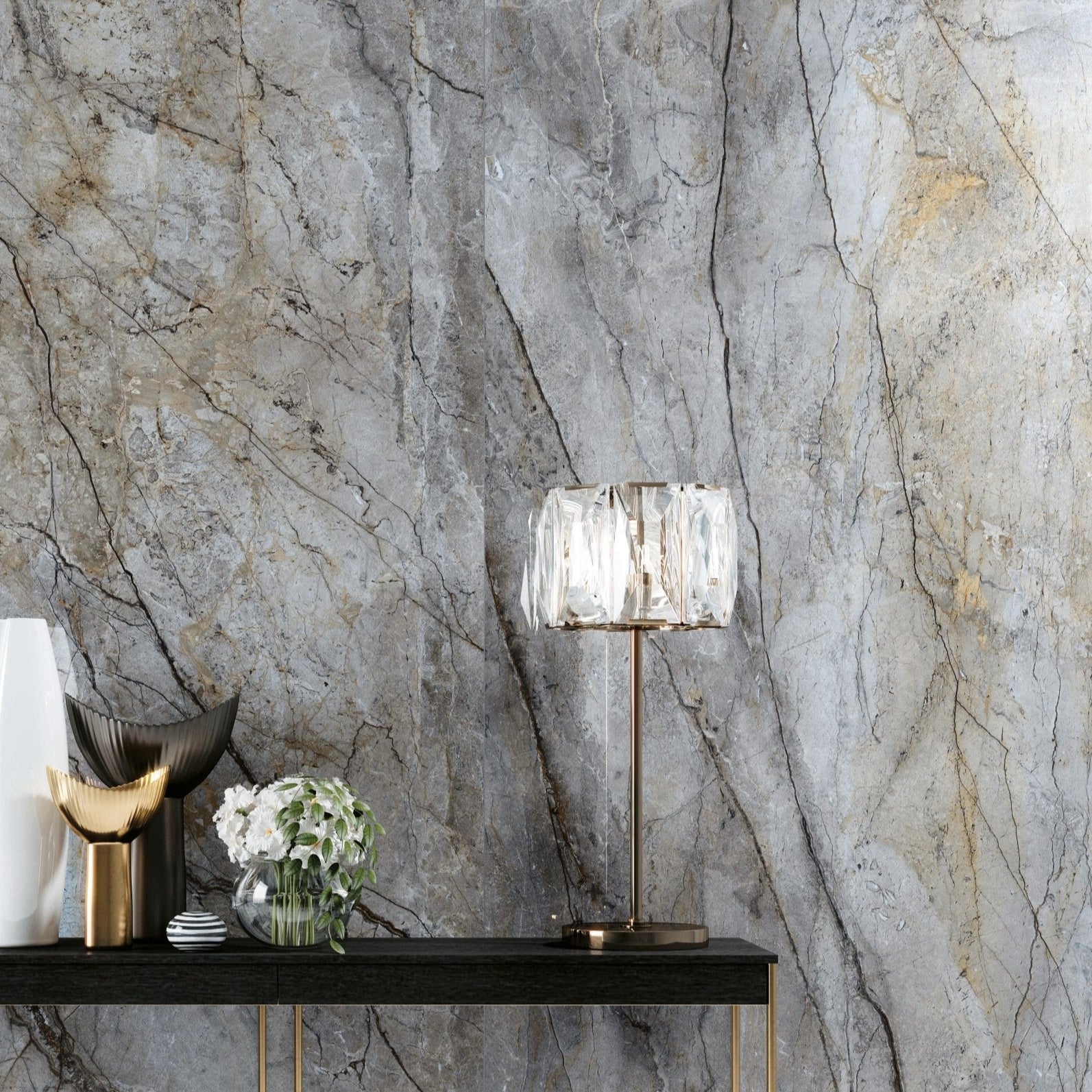 Cosmopolitan Mystic Grey Lappato 80 x 80cm – detail view 3