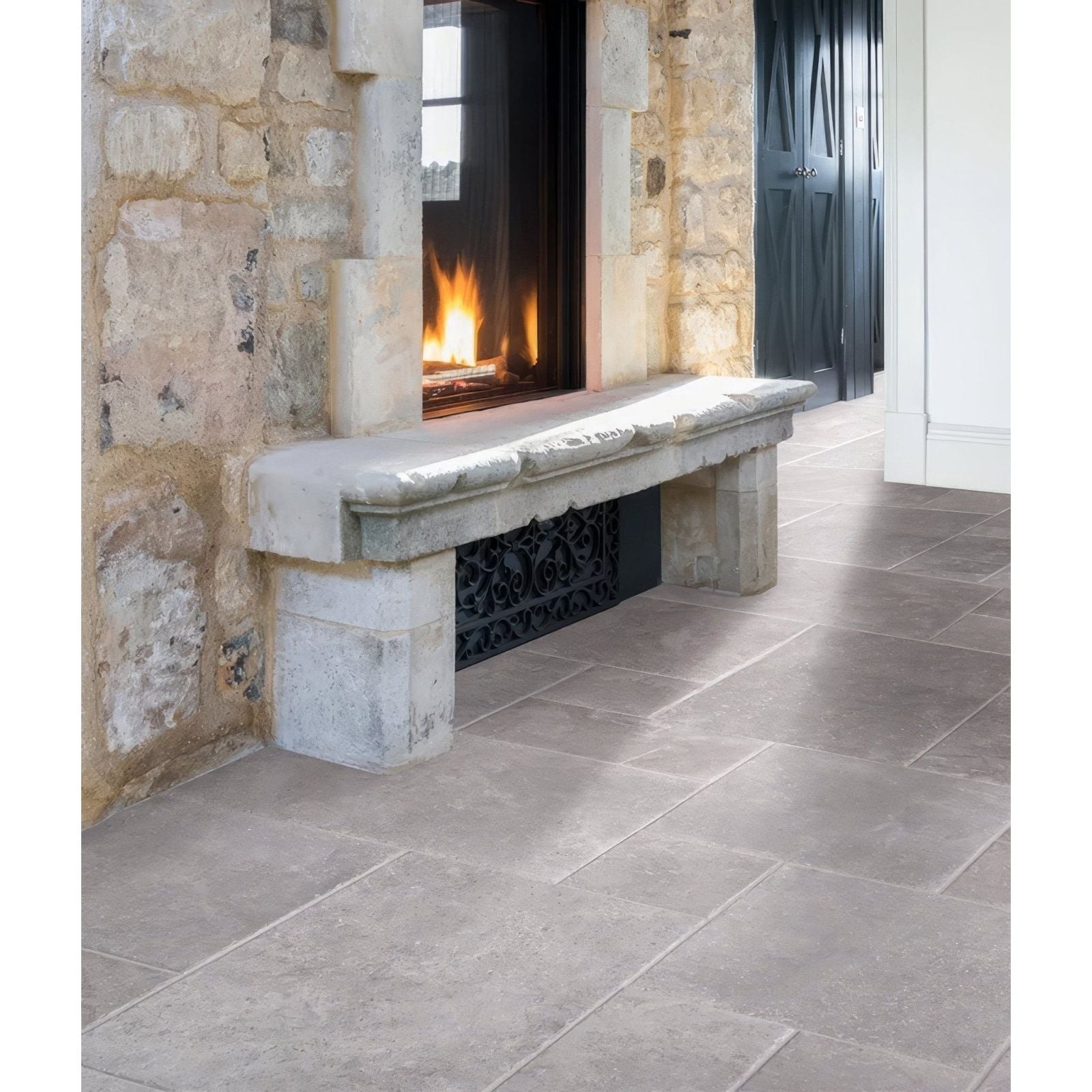 Cotehele Porcelain Grey 40 x 60cm – detail view 3