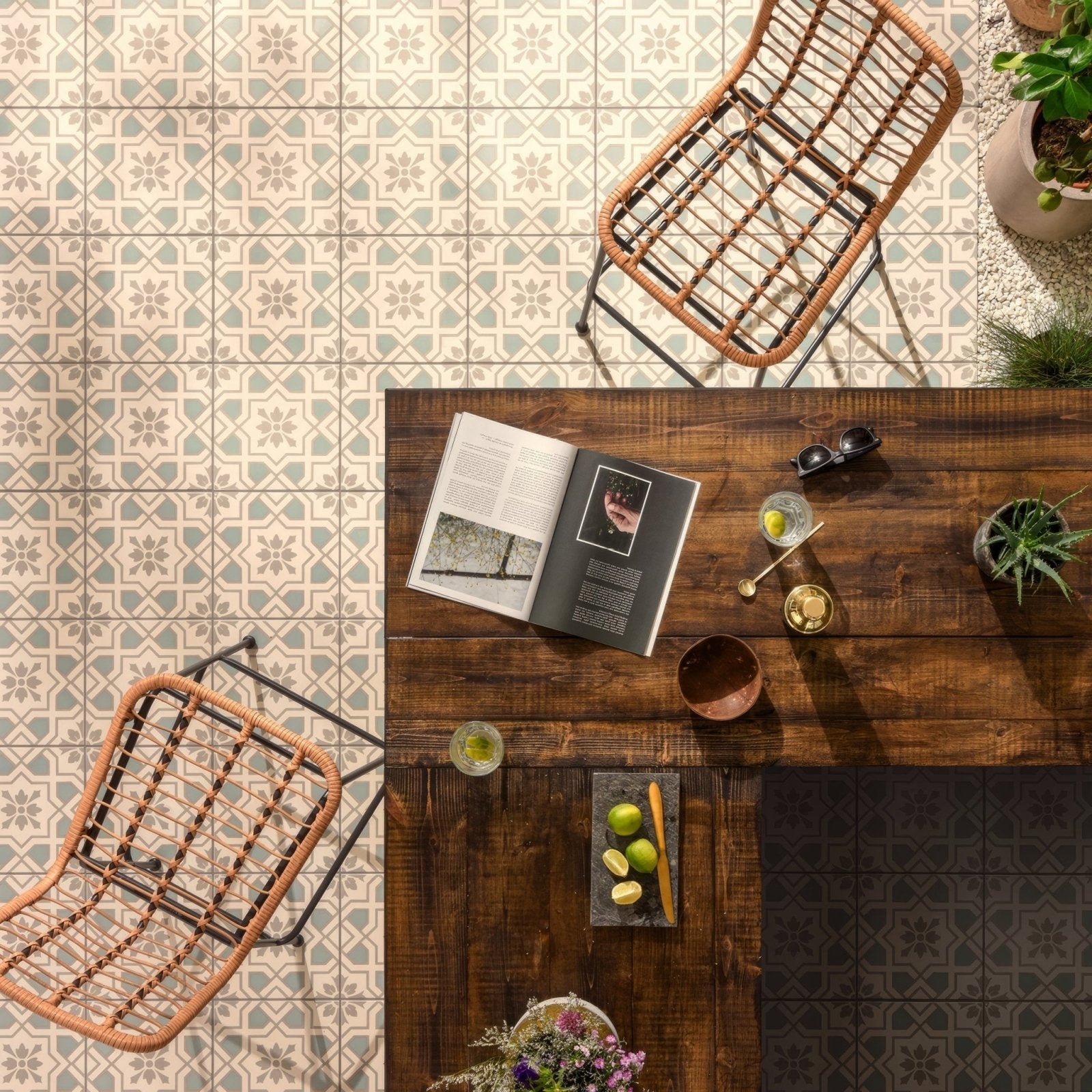 Cotehele Teal On Chalk