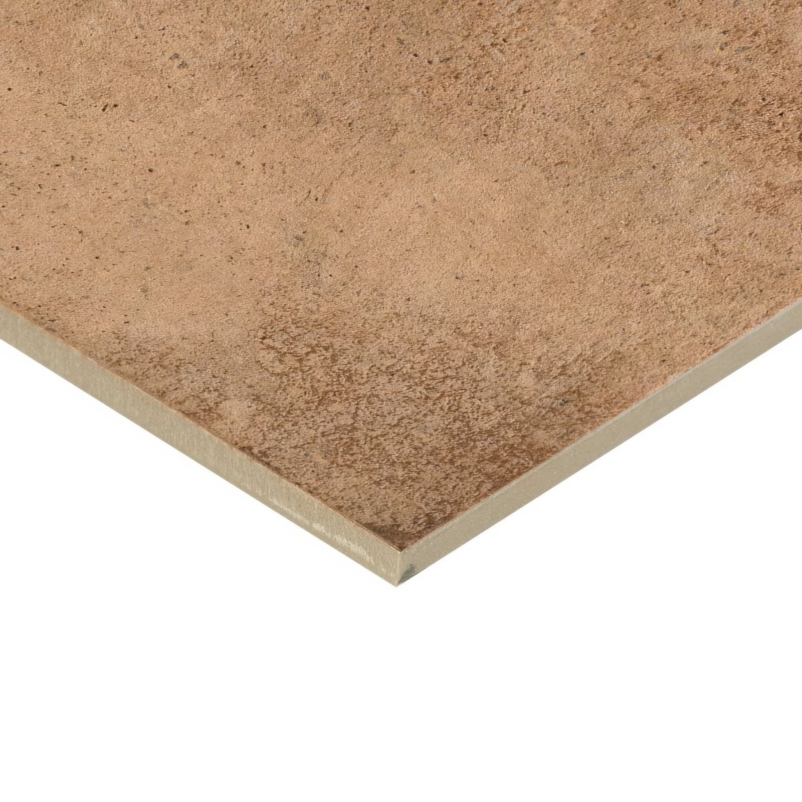 Beige cotto natural terracotta effect tile with textured surface subtle speckled finish and slightly raised edges