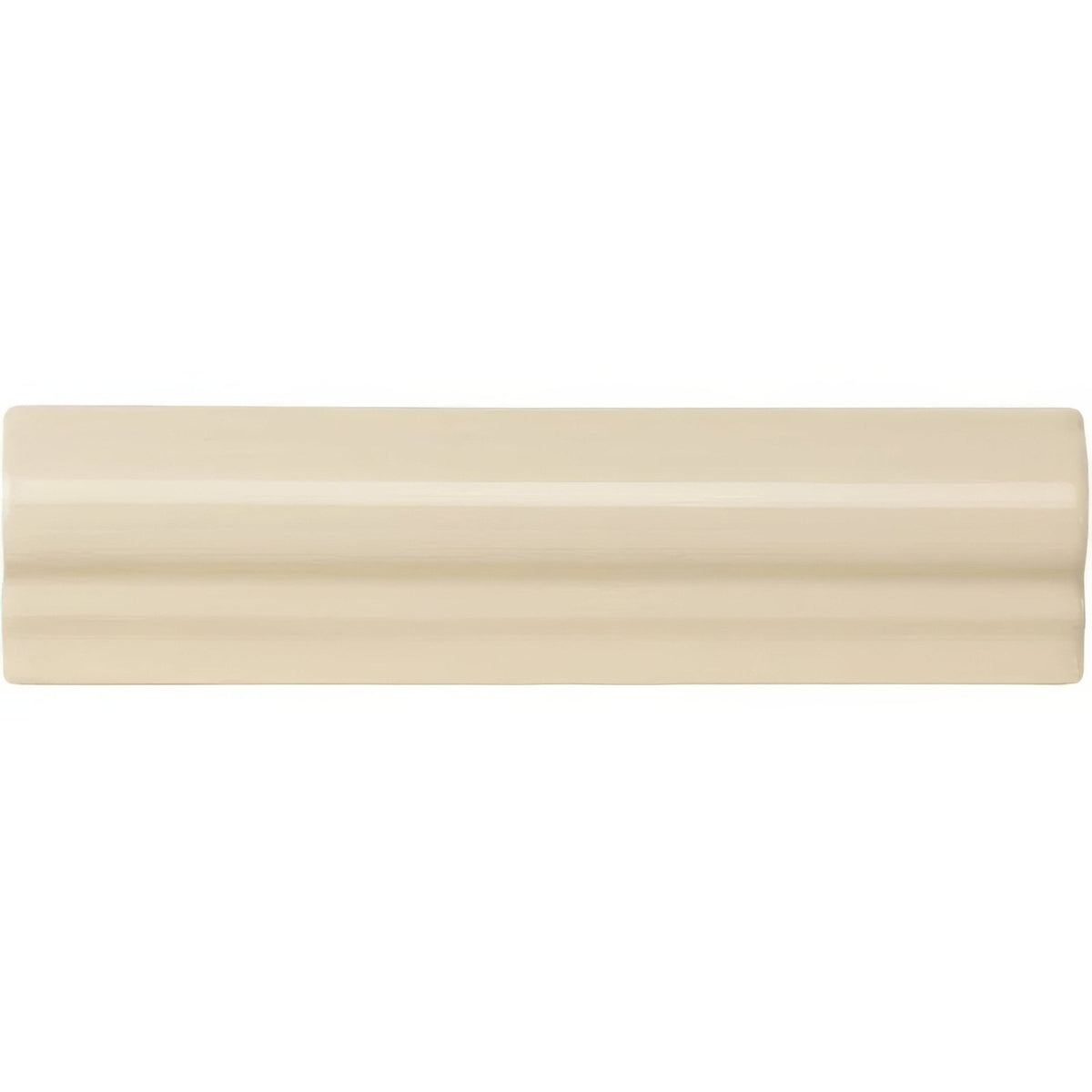 County White Albert Moulding Ceramic Wall Tile 152x40mm - Gloss