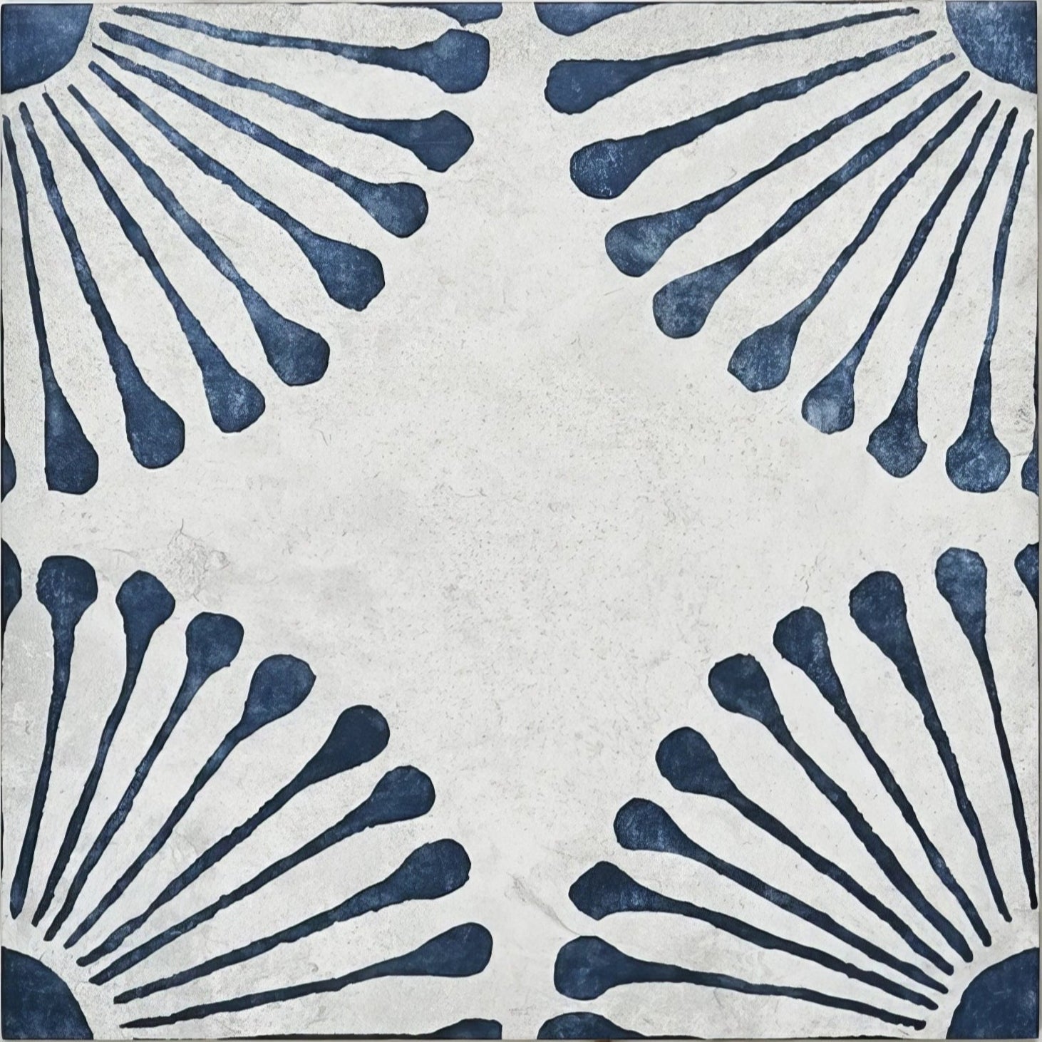 Cuba Porcelain Infantas Blue – close-up detail