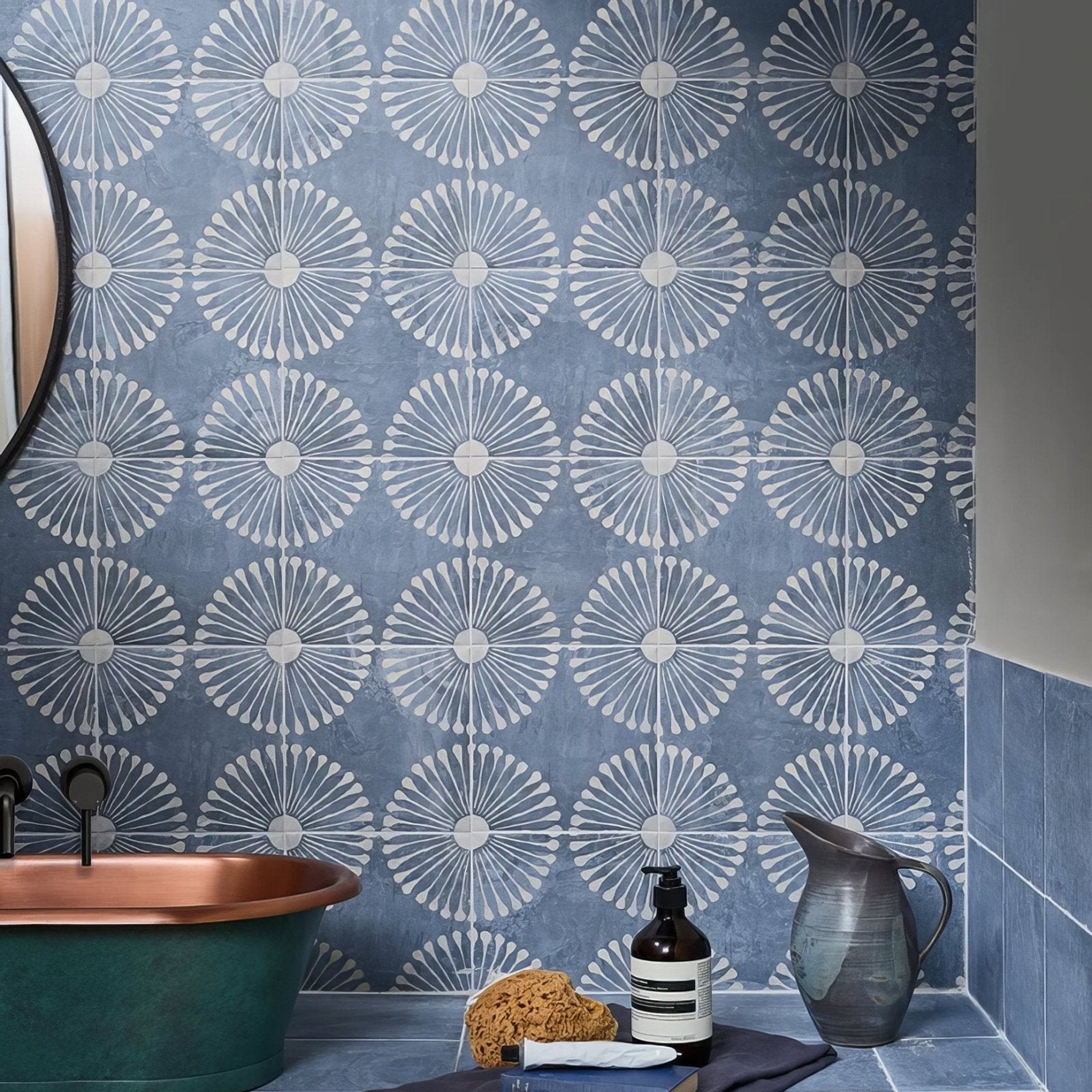 Cuba Porcelain Vedado Indigo