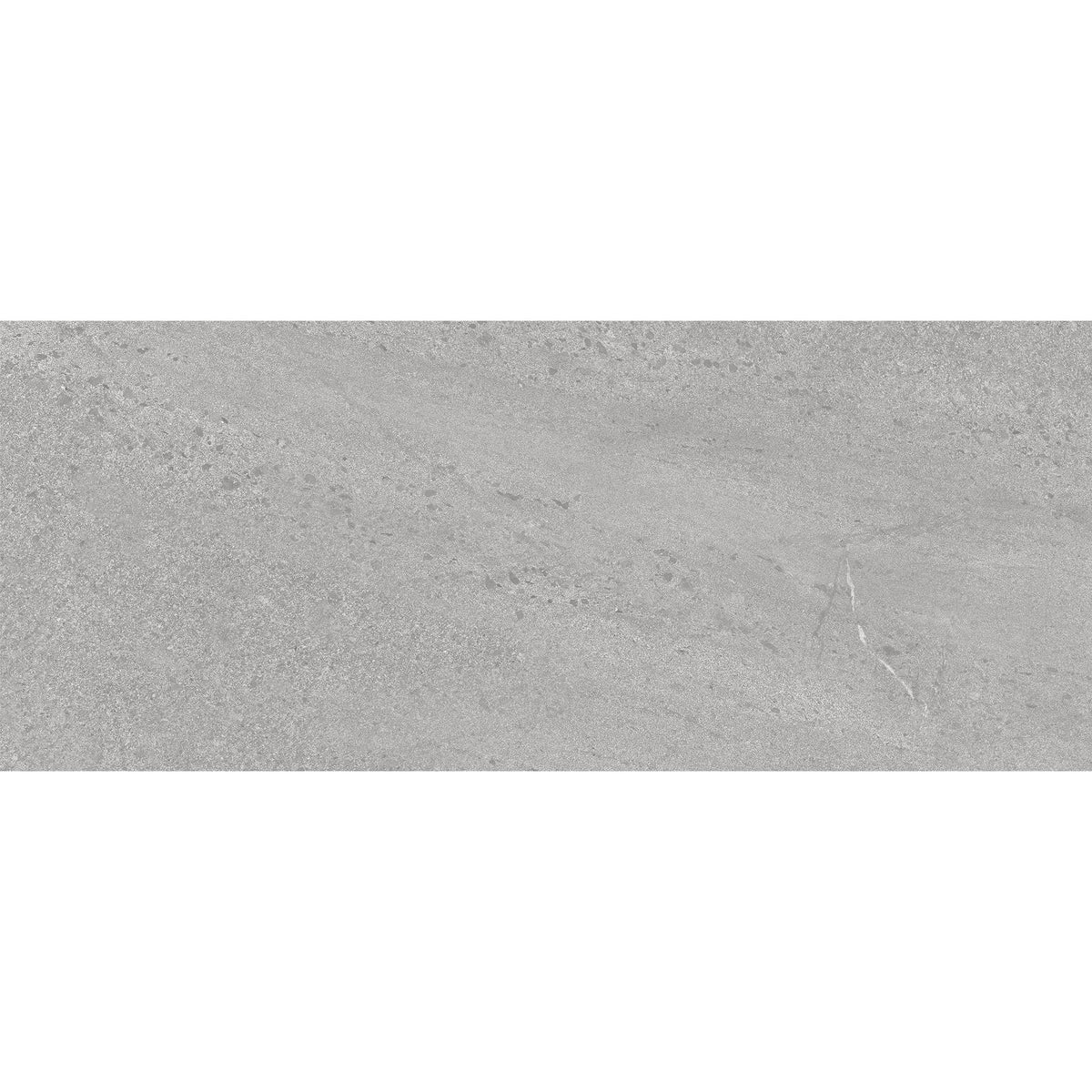 Cumbria pearl 30 x 75cm gray textured ceramic tile with subtle veining ideal for wall and floor use