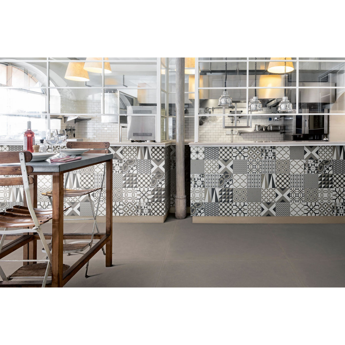 De-Segni Decor Random Cold Mix Wall & Floor Tile 20x20cm - Porcelain - Matt