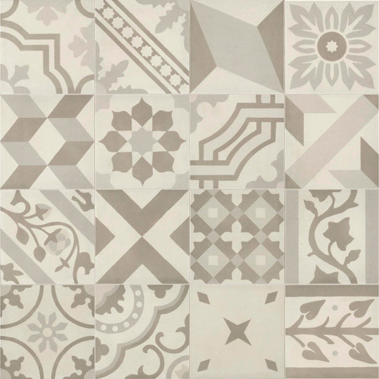 De-Segni Osso Blend Random Mix Wall & Floor Tile 20x20cm - Porcelain - Matt