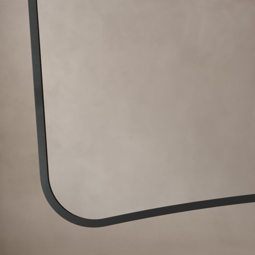 Delphine Curve Mirror 120x70cm in Black - Origins Living, view 5