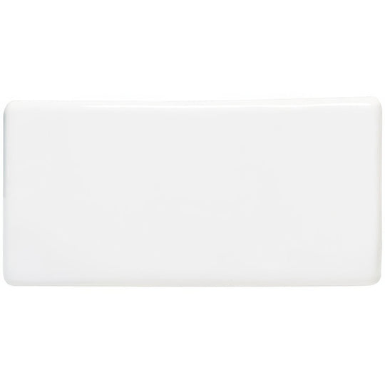 Delft White Half Tile - alternate view