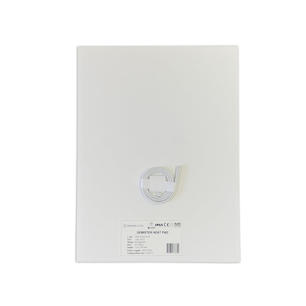 Demister Heat Pad 30x40cm in White - Origins Living