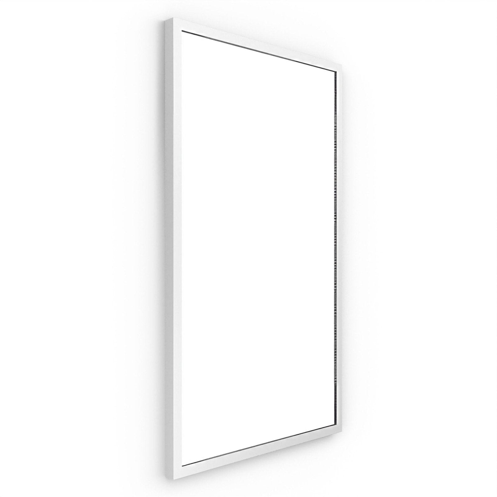 White rectangular docklands mirror 40x70cm with sleek minimalist frame ideal for modern interiors
