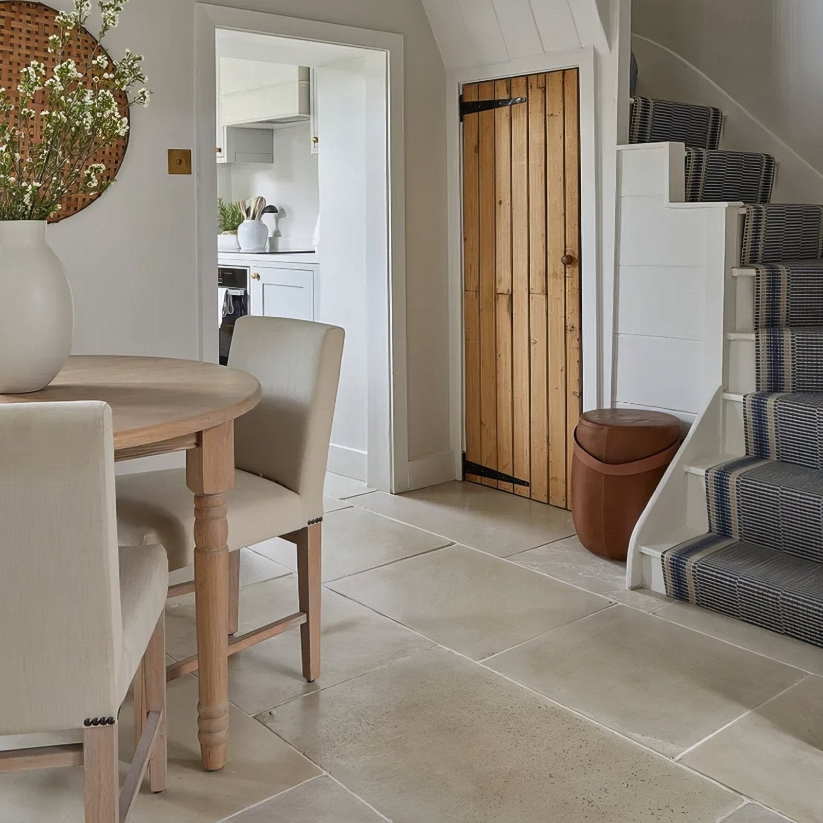Dorchester Sandstone Tumbled Finish – styled interior shot