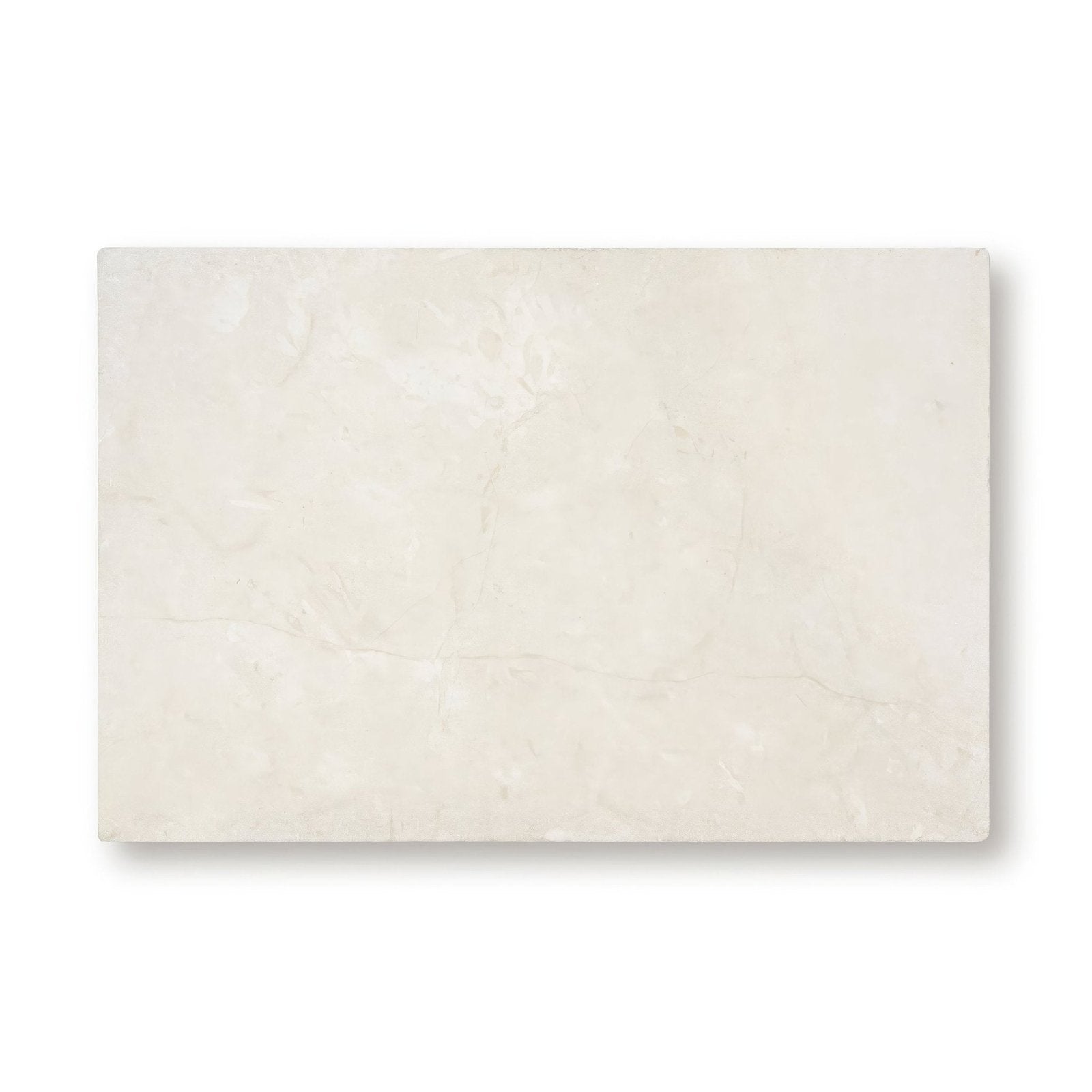Dorzano tumbled edge and surface tile 40.6 x 61cm cream color with subtle marbled texture and smooth glossy finish