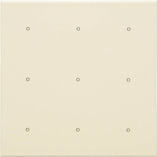 Dot Field Tile Charcoal Grey on County White - Ceramic - Gloss