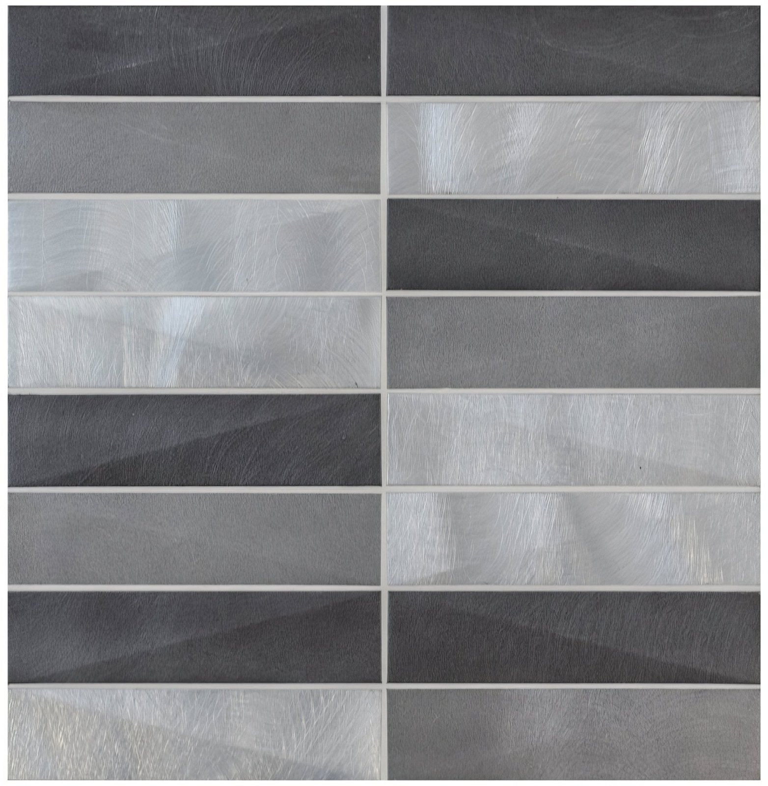 Dreadnought Brushed Aluminium Mosaic