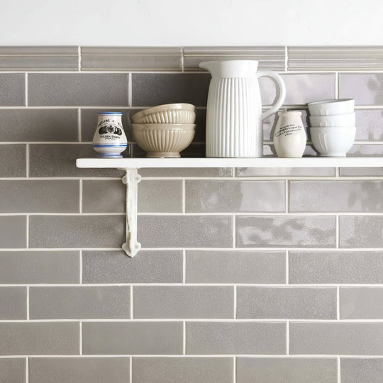 Crackle Glazed Brick Tile Dunwich - alternate view