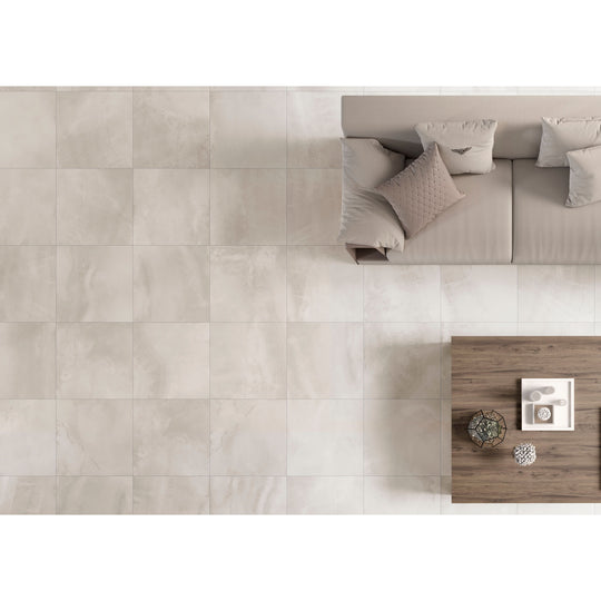 Durango Beige Matt 60 x 60cm Porcelain Wall & Floor Tile - alternate view