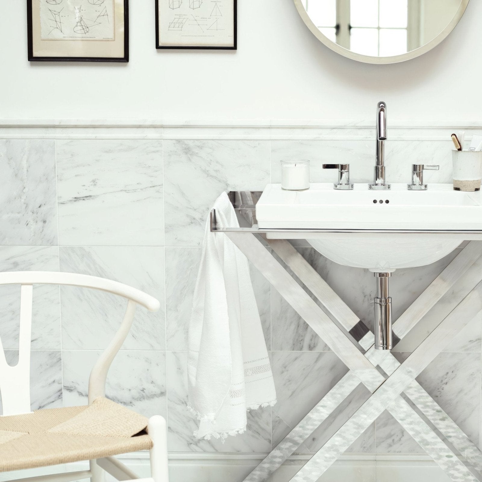 East Hampton Marble Tile 30x30cm