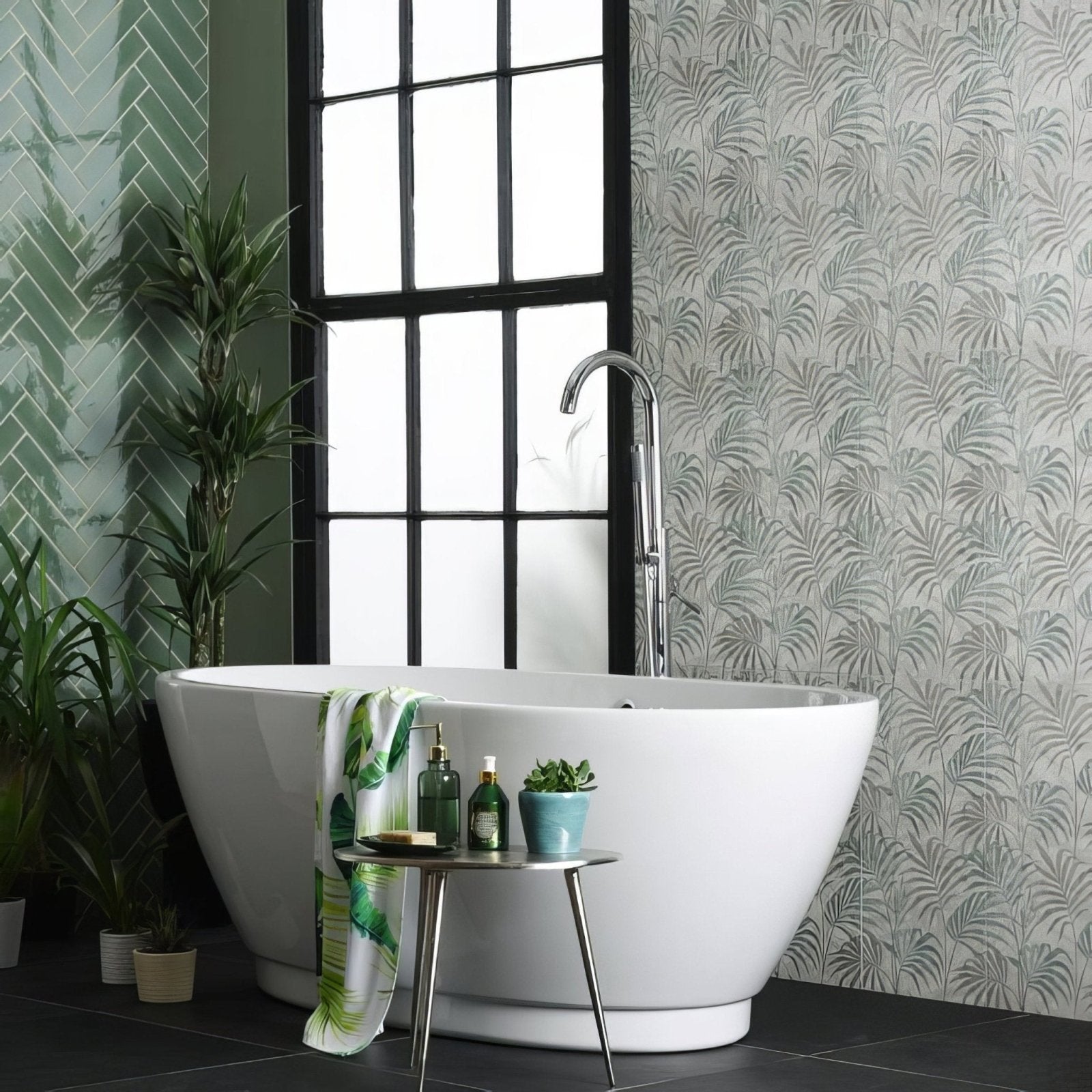 White freestanding bathtub eden hothouse 60x30cm with sleek modern design and smooth surface