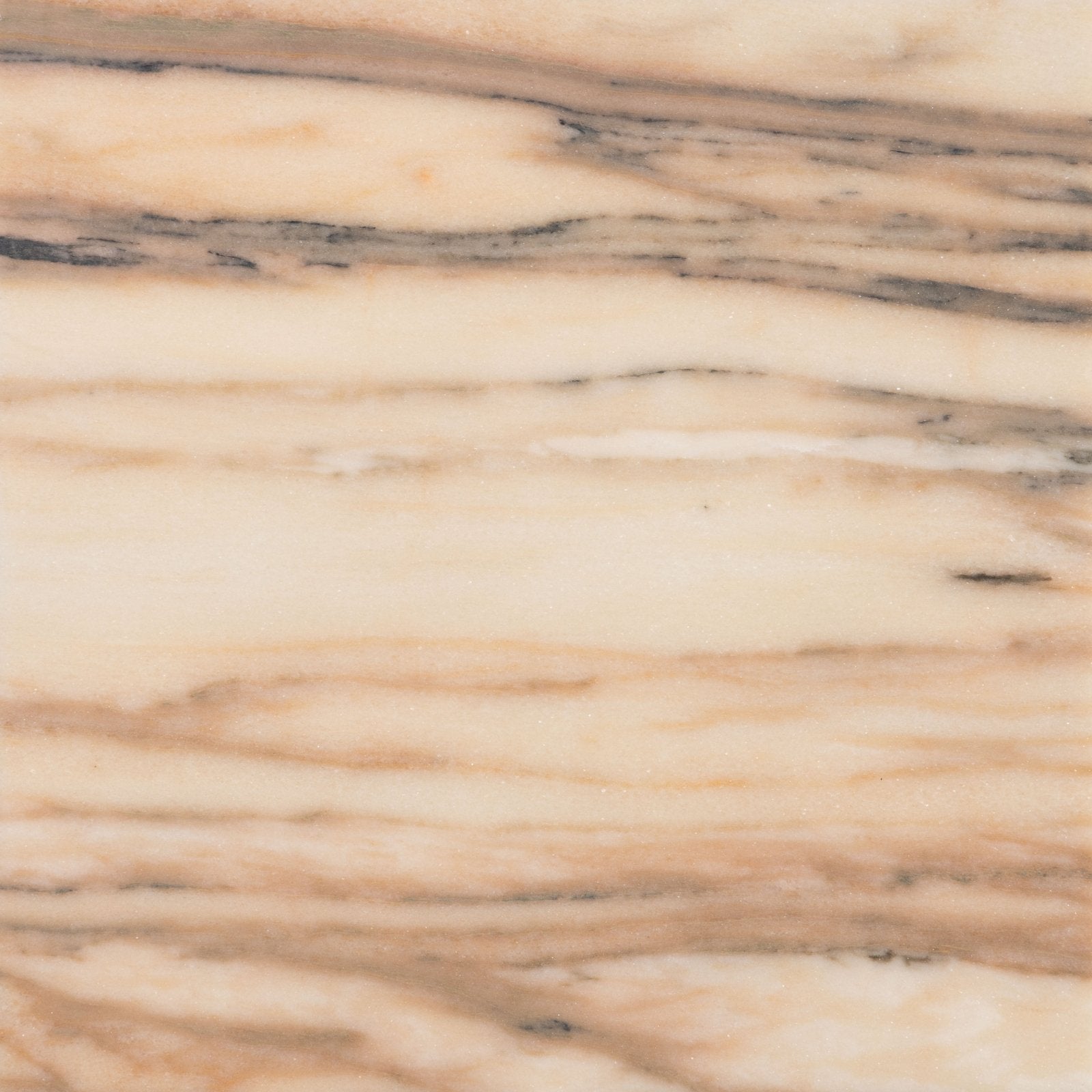 Elixir marble oud rose honed cream-colored marble with flowing brown and gray veining for elegant surfaces