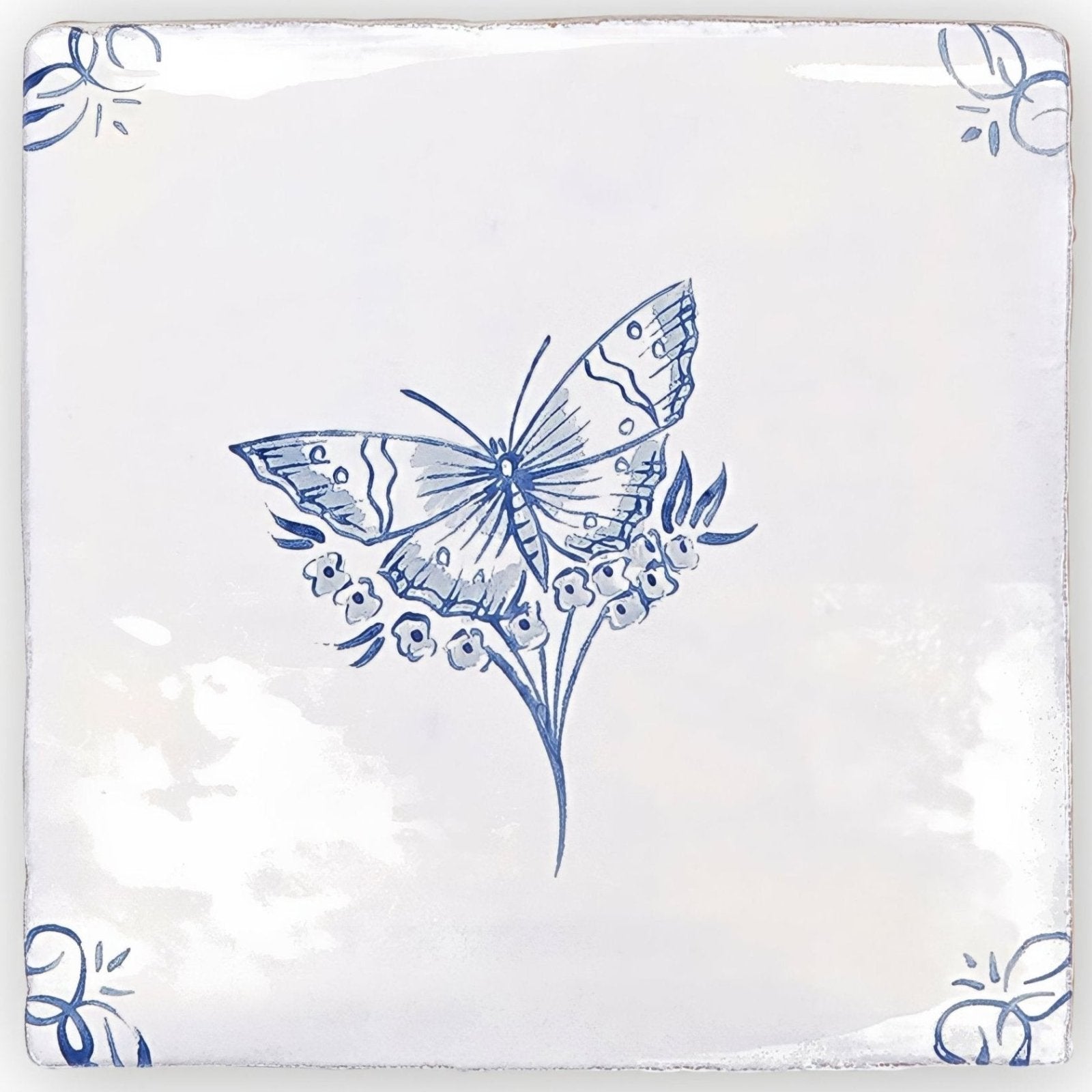 English Delft Butterfly 1