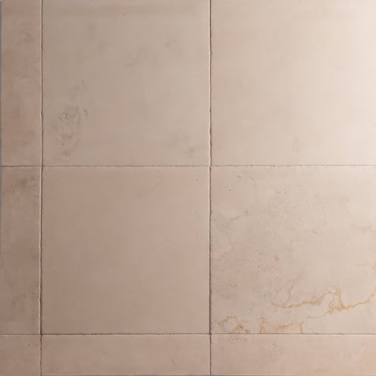 English Heritage Marble Hill White Square Limestone Floor Tile - alternate view