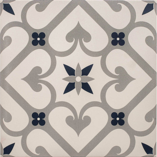 Epoque Dark Blue On Chalk - alternate view