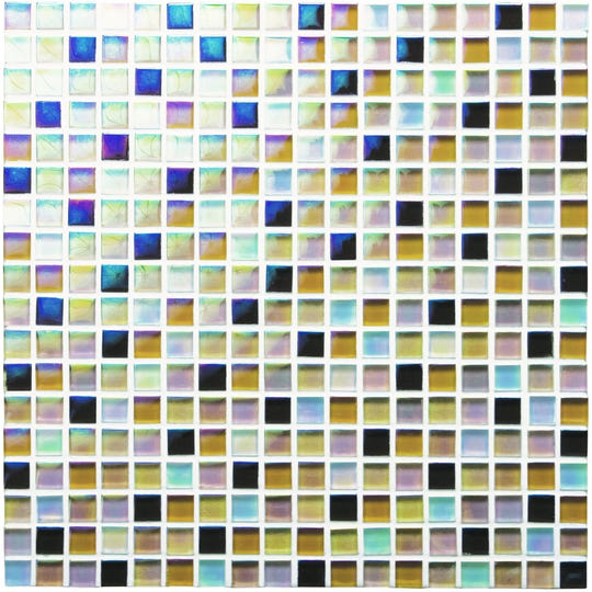Ethereal Earth And Fire Mixed Mosaics Wall Tile - alternate view