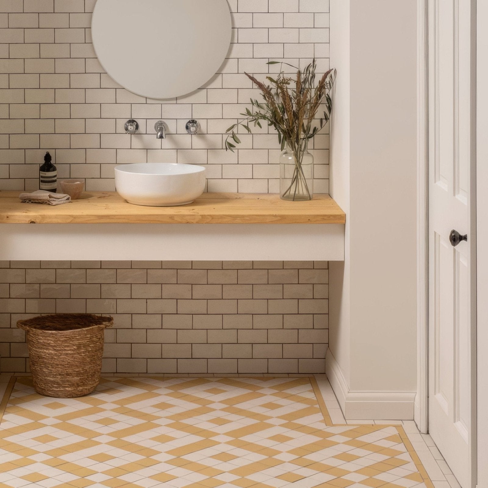 White ceramic bowl sink with smooth rounded surface and minimalist design from exeter dover white hawthorn yellow collection