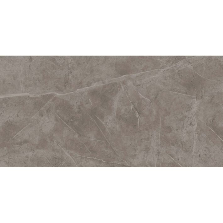 Exigo Jolie Grey 30 x 60cm gray stone-effect tile with subtle veining and a matte finish for indoor flooring