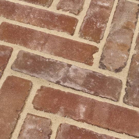 Flanders Warm Russet Tumbled Clay Pavers - alternate view
