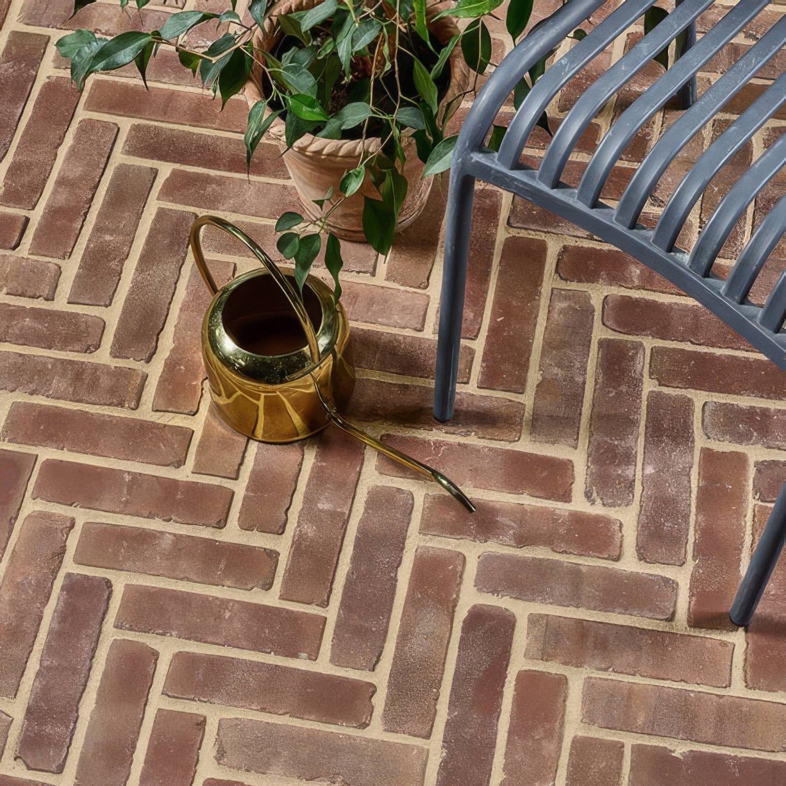 Flanders Warm Russet Tumbled Clay Pavers