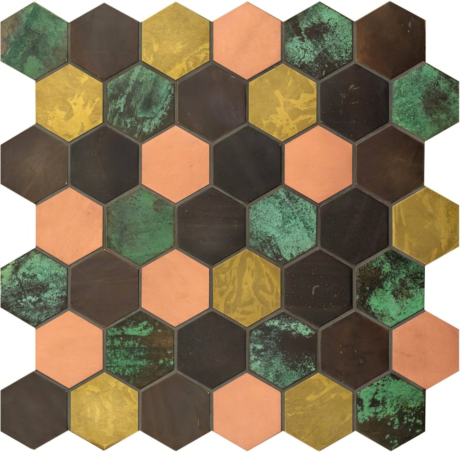 Flidor Mixed Colour Copper Mosaic