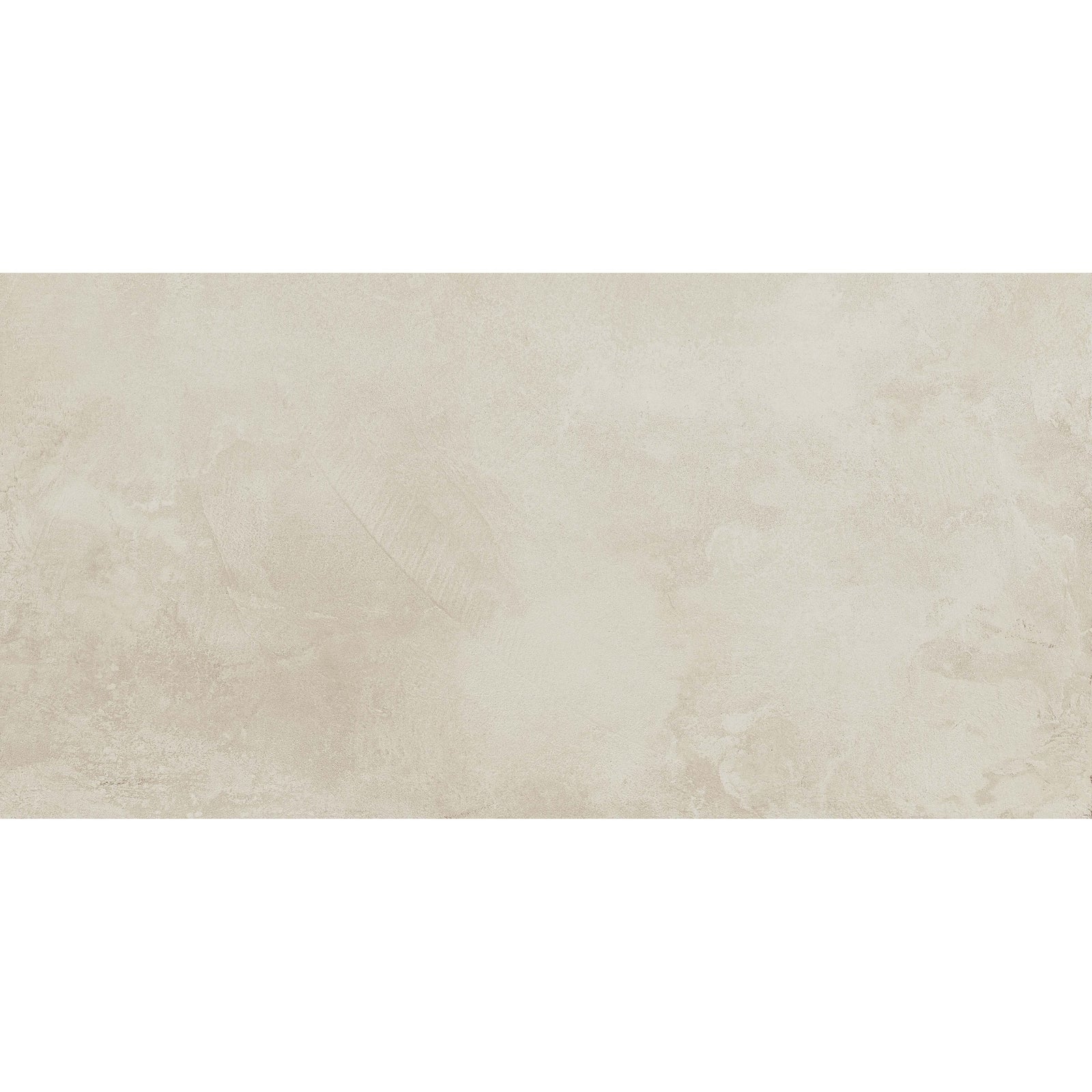 Beige marble-effect flux bone matt ceramic tile 30 x 60cm with subtle veining and a matte finish