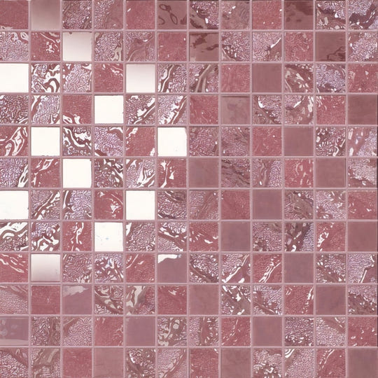 Four Seasons Bloom Mosaic Wall Tile 30x30cm - alternate view