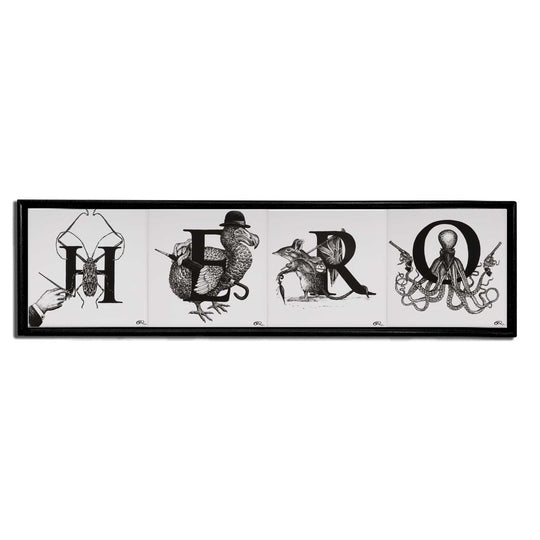 Rory Dobner HERO Framed Tiles - Ceramic
