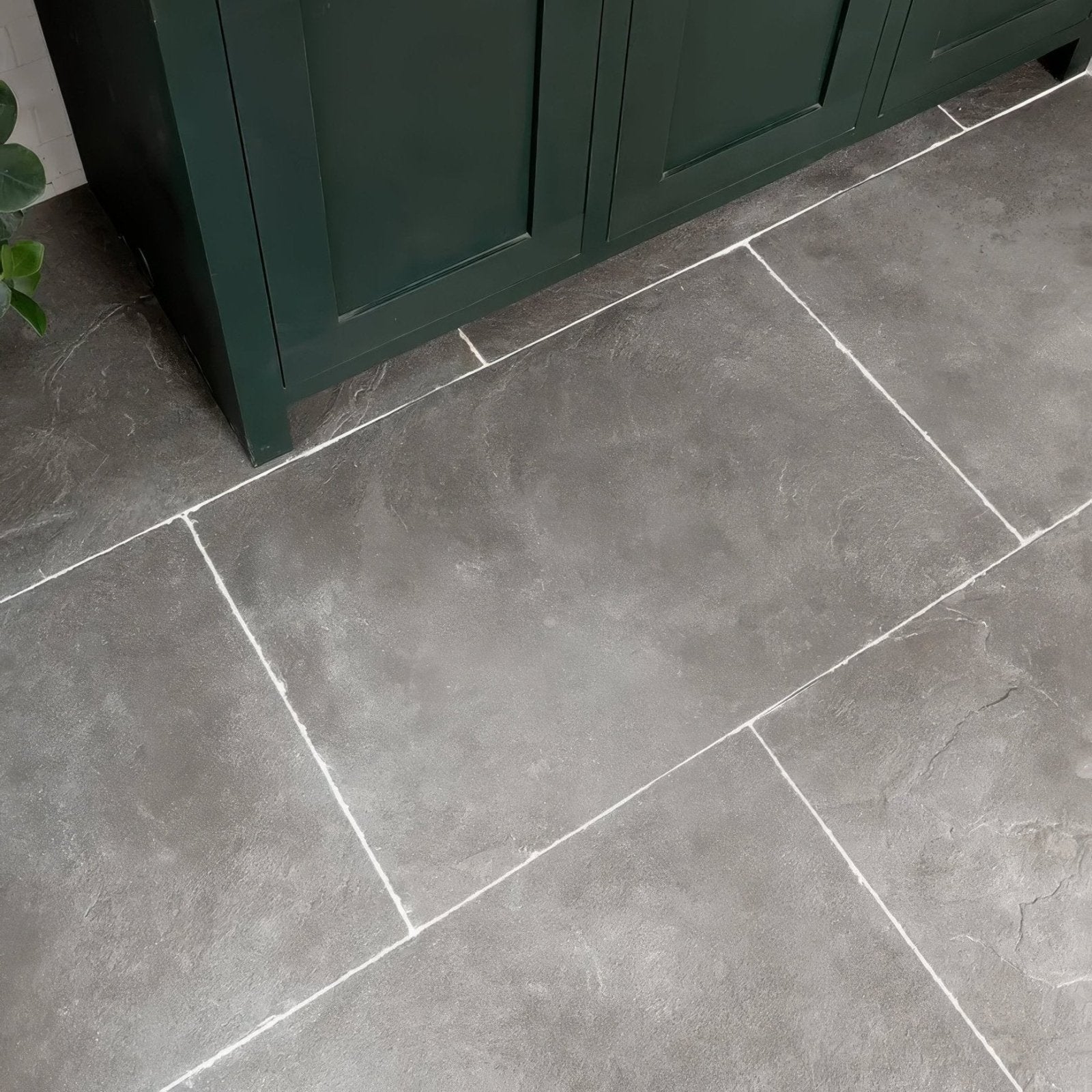 Galway Limestone Seasoned Finish in a bathroom setting