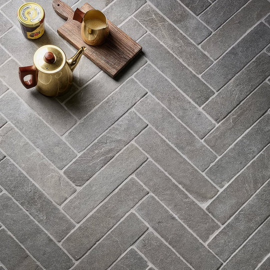 Galway Limestone Seasoned Parquet Floor Tile - alternate view
