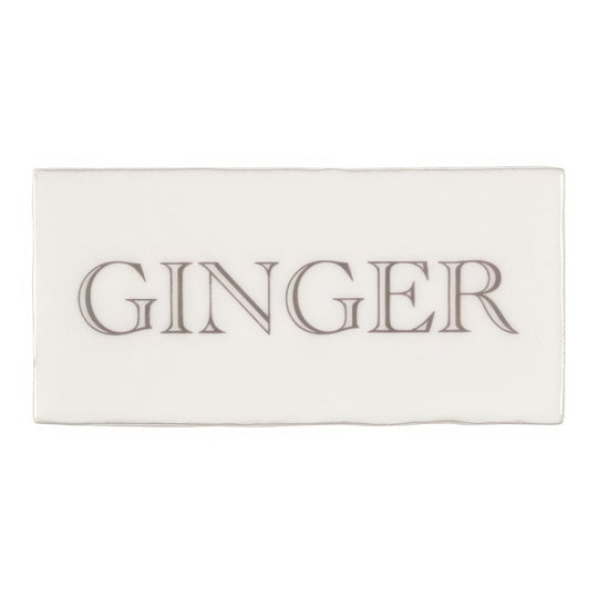 Ginger in Grey on Cotton