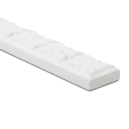 Giralda Hielo White Trim Ceramic Wall Tile - alternate view