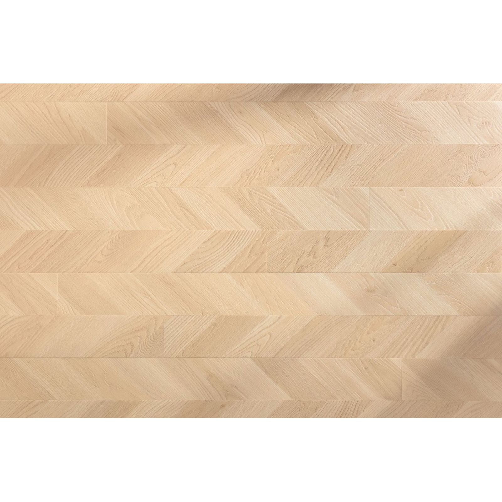 Light-colored wooden vinyl floor with herringbone pattern gizeh f400 vinyl twist for stylish interiors