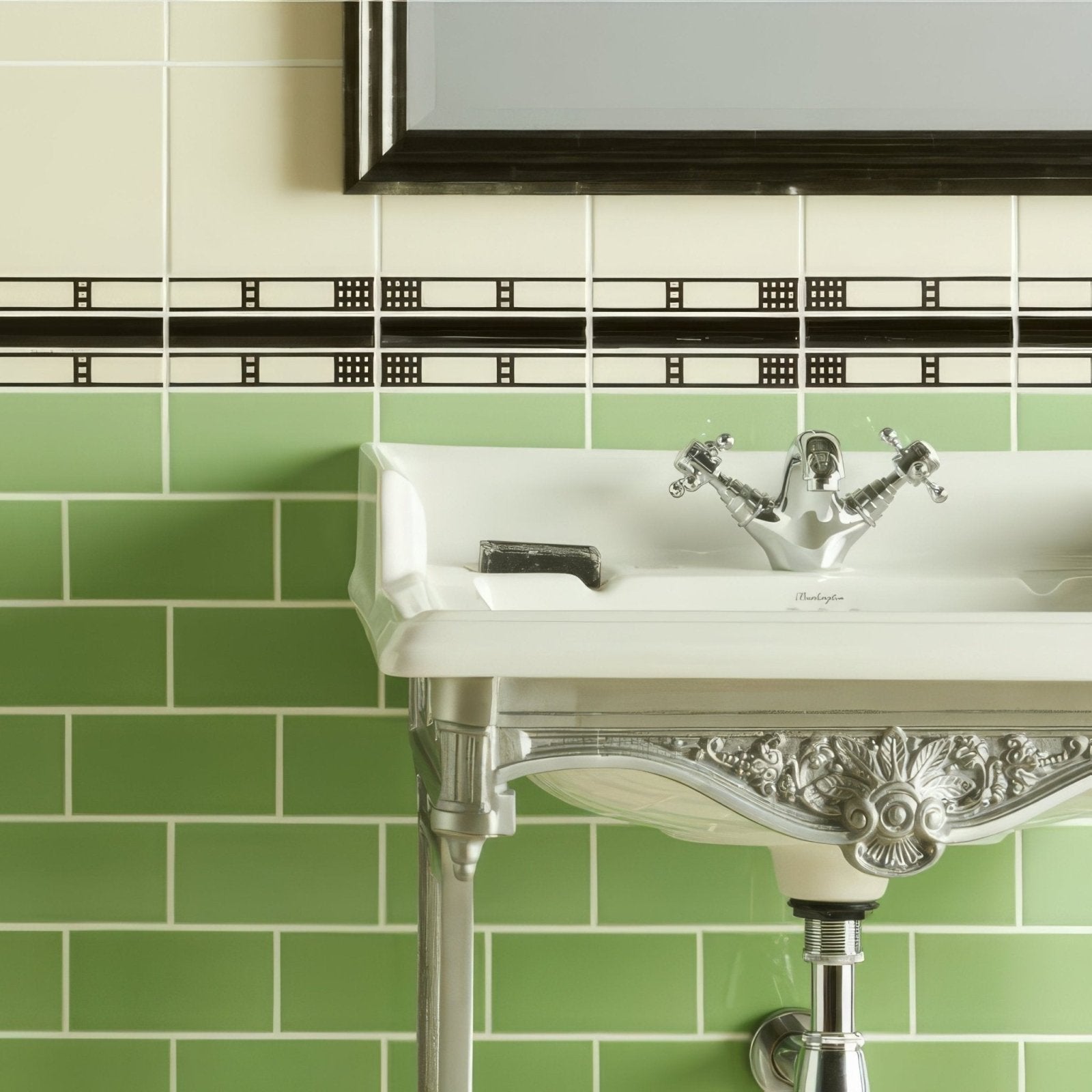 Glasgow Rose Border On County White