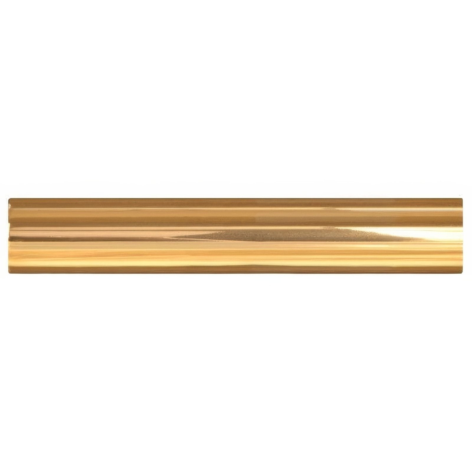 Gold metallic sigma moulding gold-colored polished brass picture frame molding with classic profile