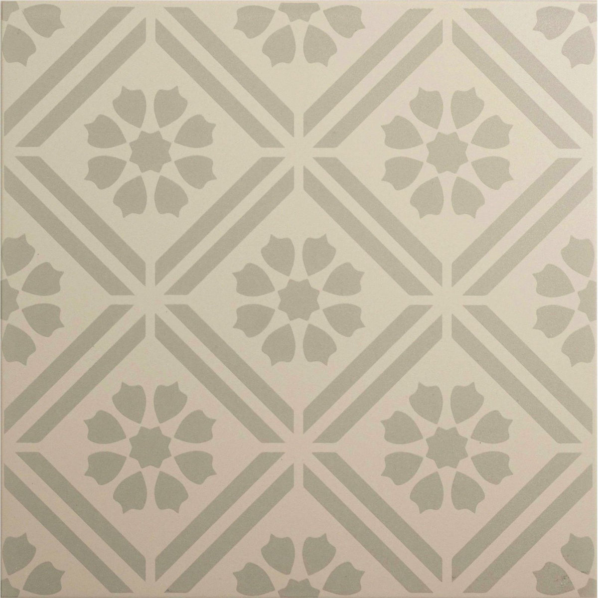 Greenway Grey On Chalk Porcelain Wall & Floor Tile - Matt