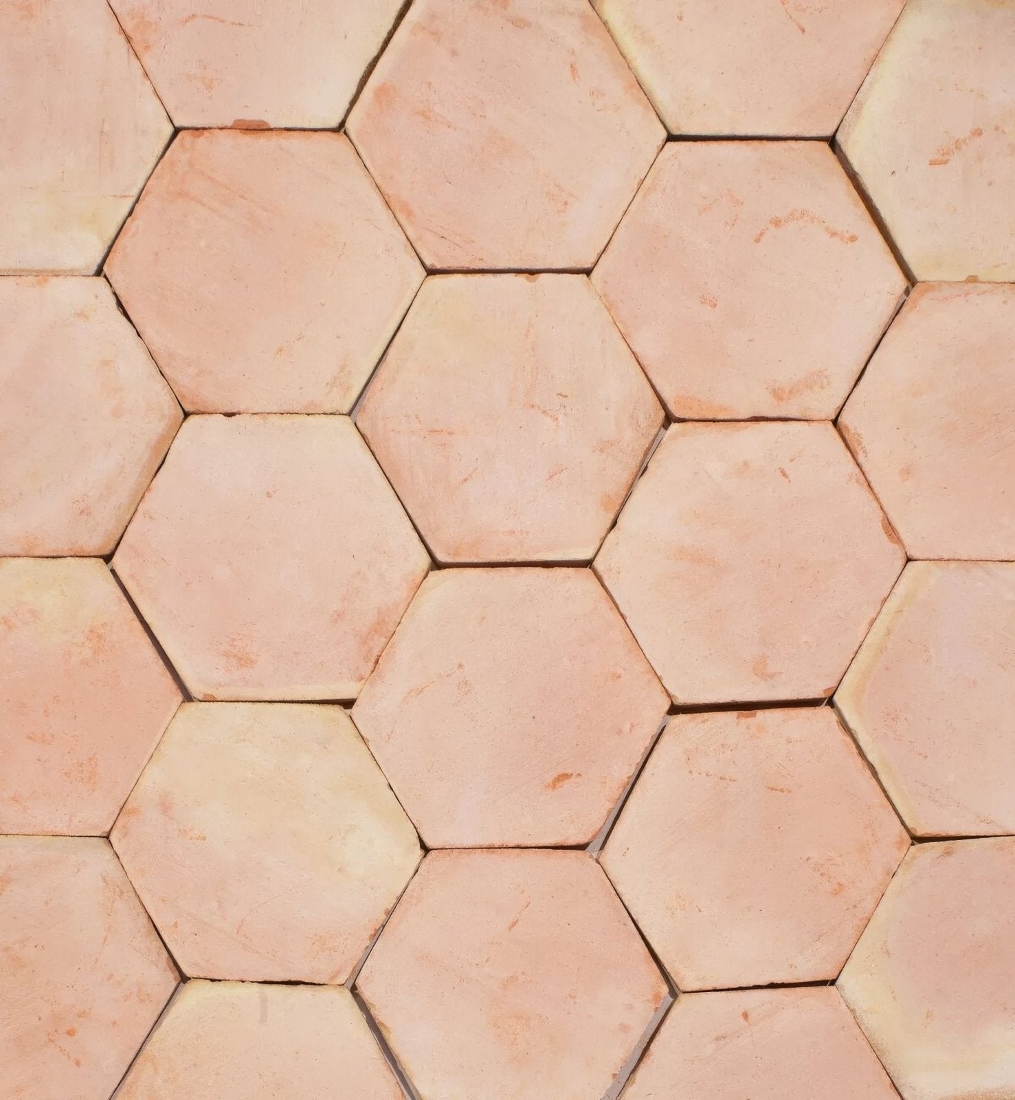 Handmade Classic Terracotta Hexagonal Tile