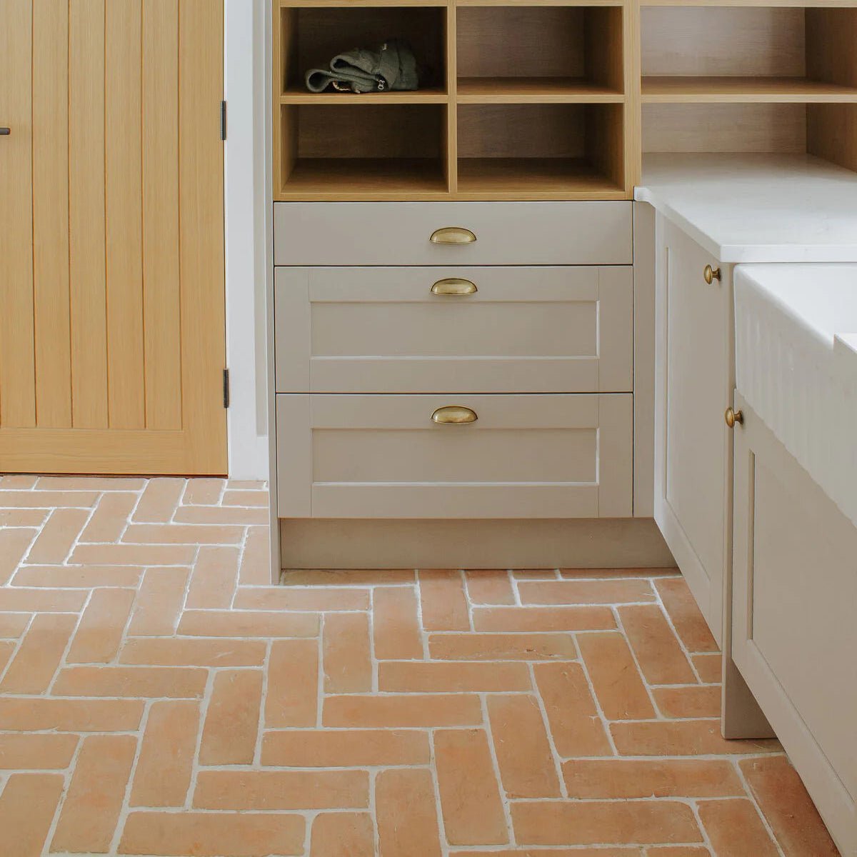 Handmade Classic Terracotta Rectangle Tile 10x30cm